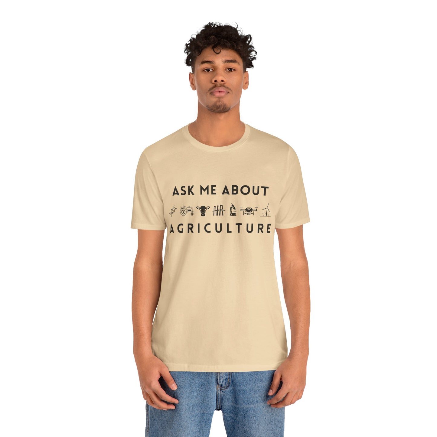 Ask Me About Agriculture Short Sleeve Tee