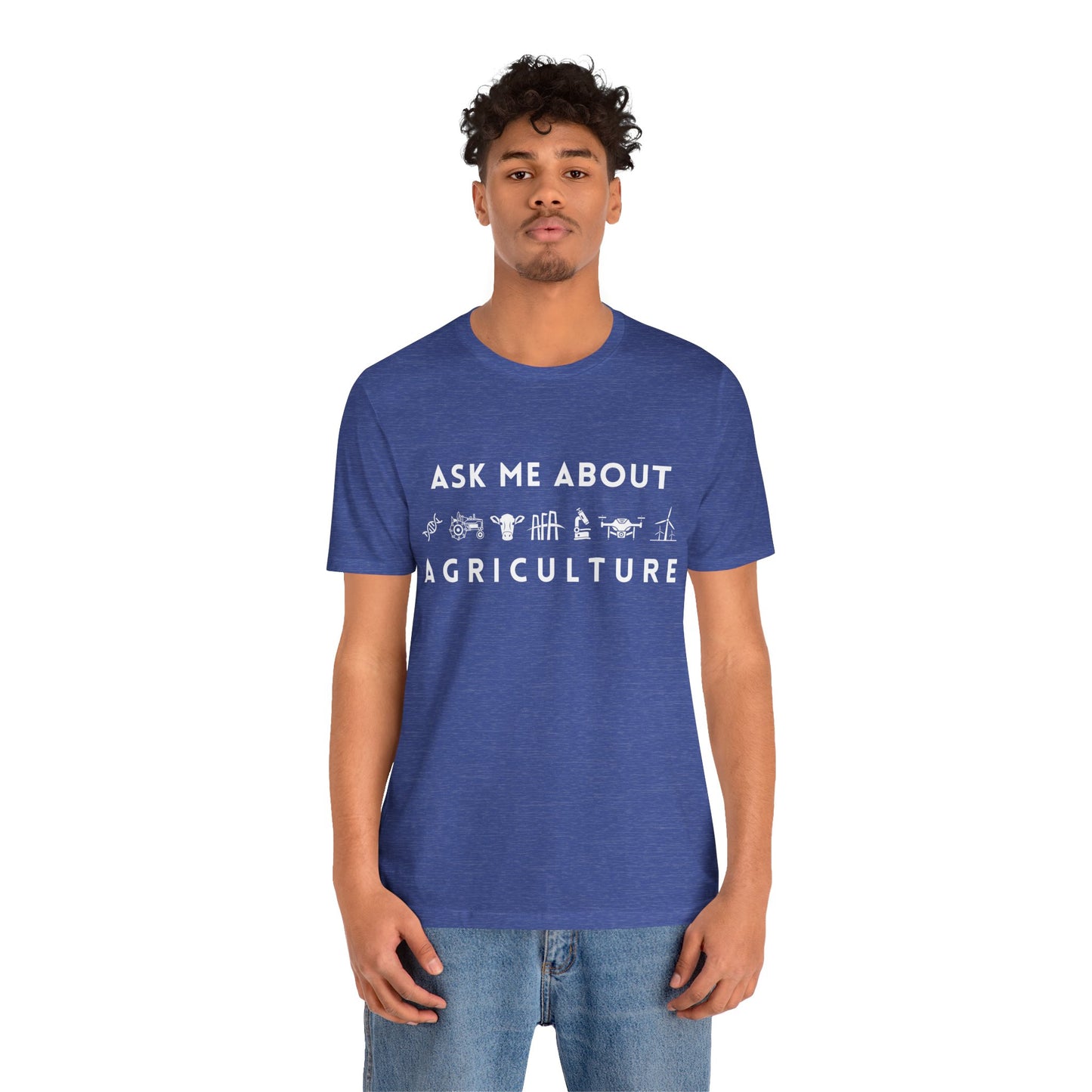 Ask Me About Agriculture Short Sleeve Tee