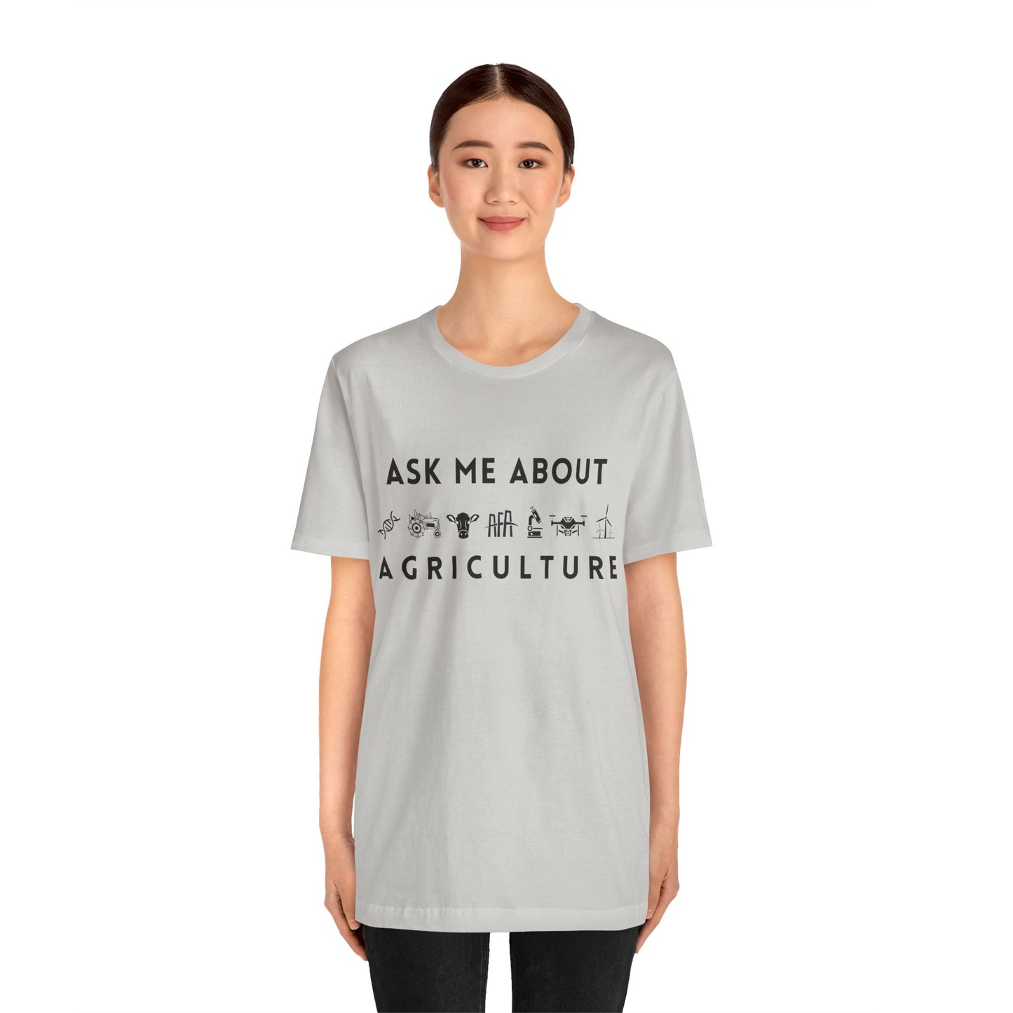 Ask Me About Agriculture Short Sleeve Tee