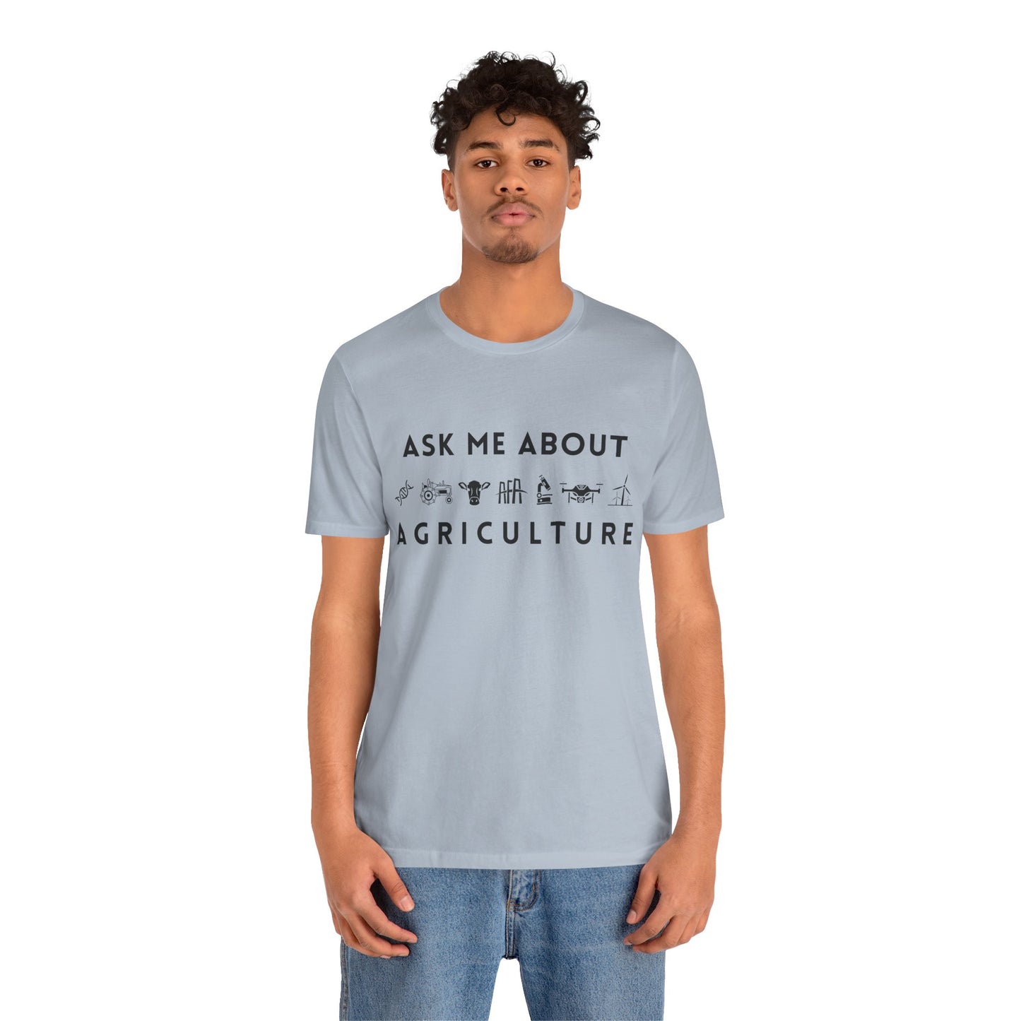 Ask Me About Agriculture Short Sleeve Tee