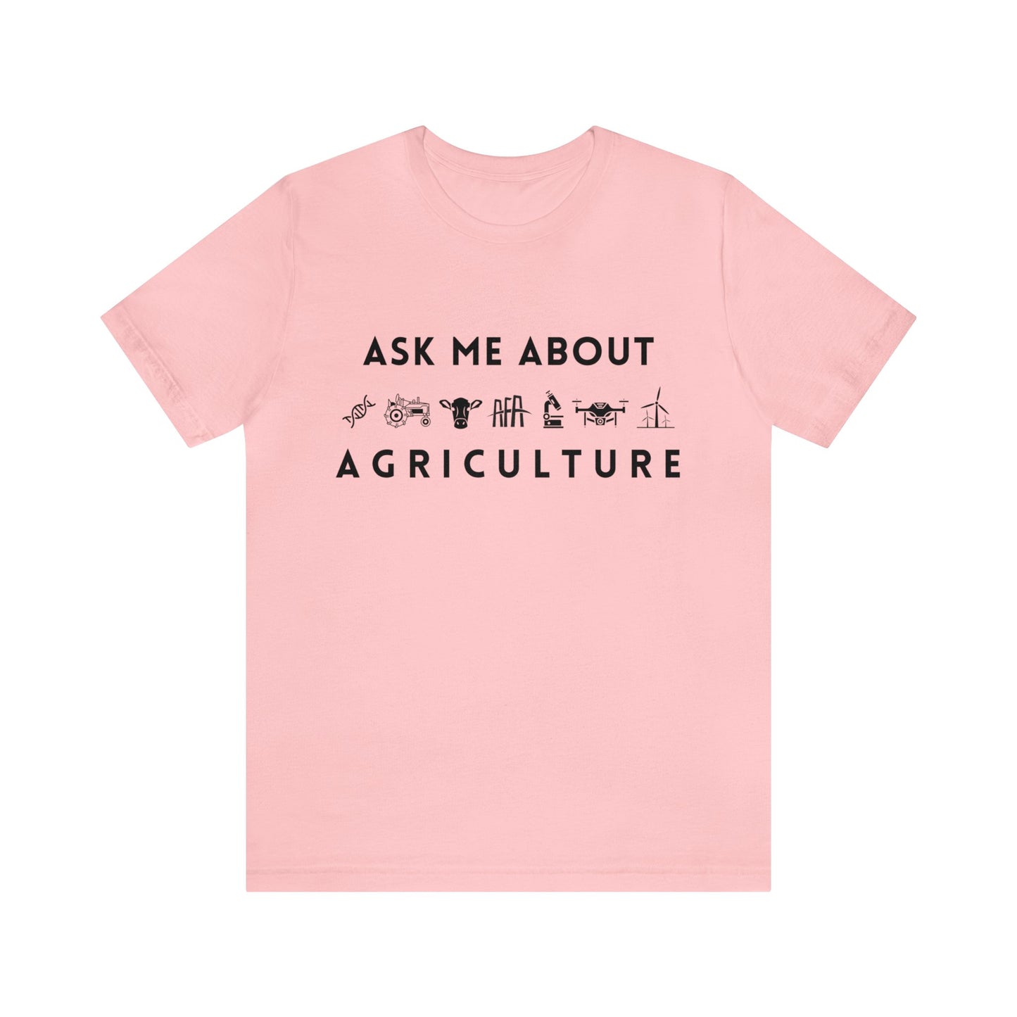 Ask Me About Agriculture Unisex Jersey Short Sleeve Tee