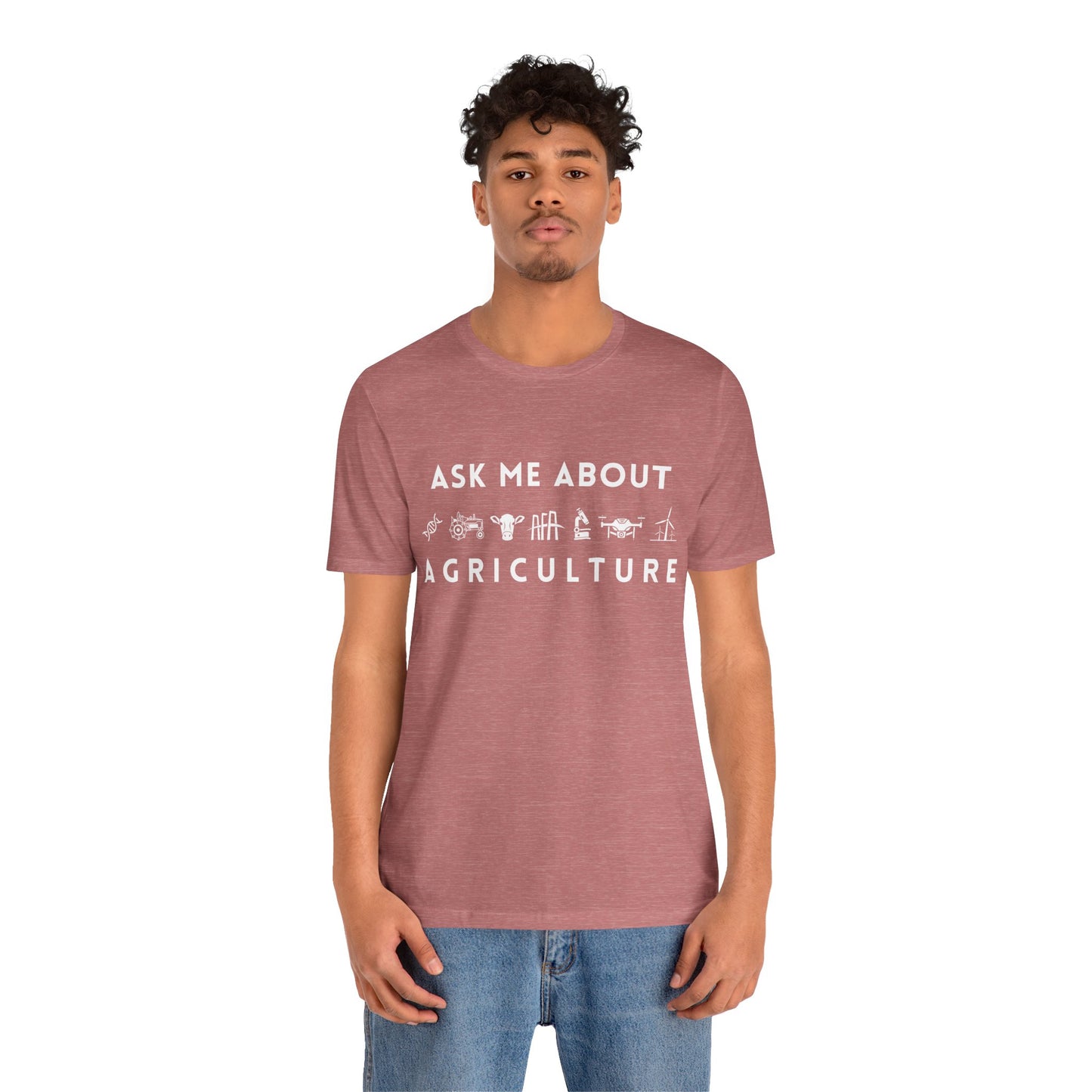 Ask Me About Agriculture Short Sleeve Tee