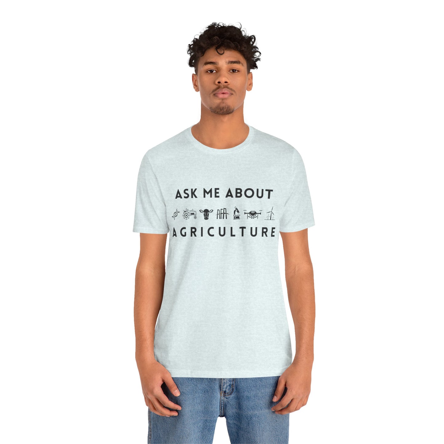 Ask Me About Agriculture Short Sleeve Tee