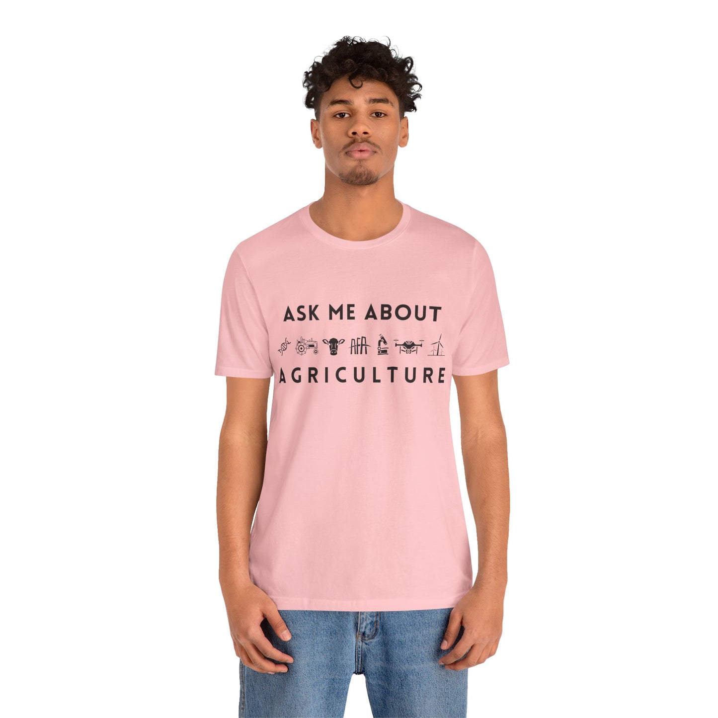 Ask Me About Agriculture Short Sleeve Tee