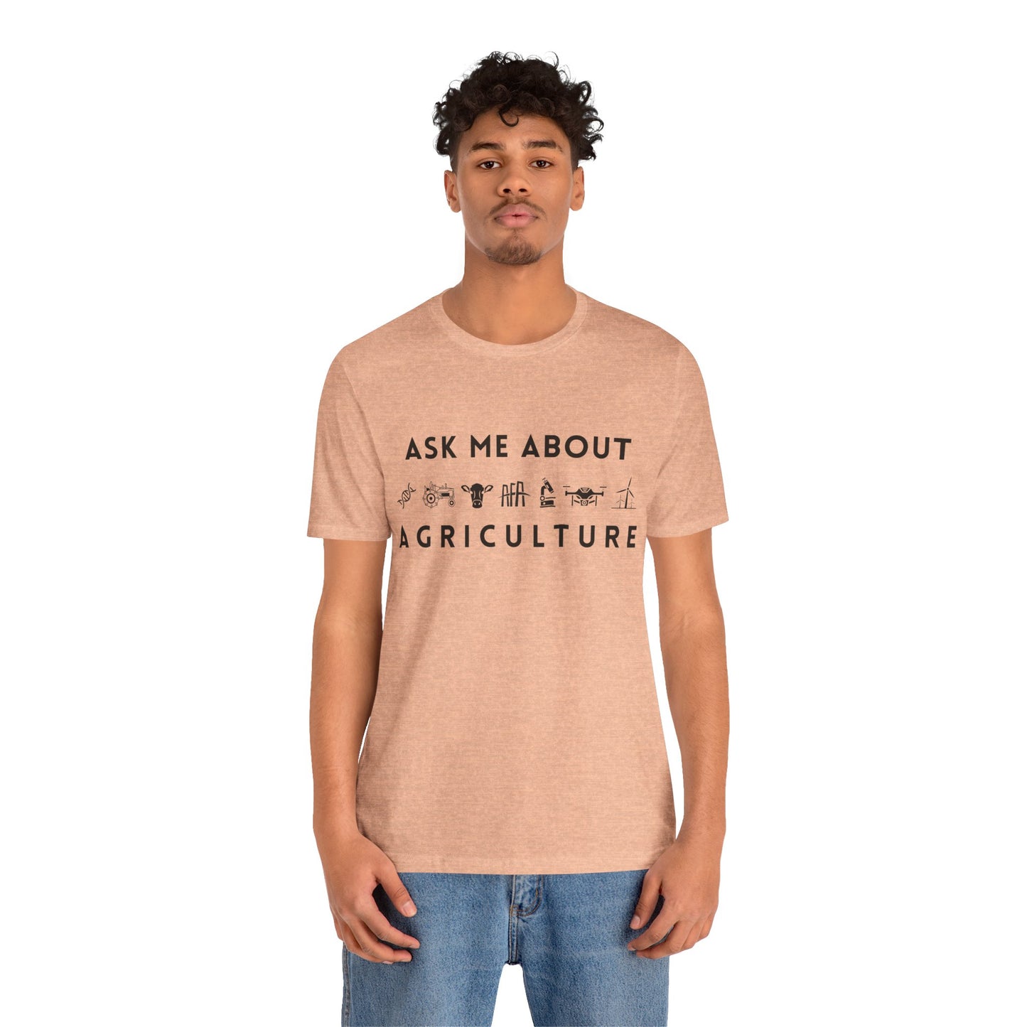 Ask Me About Agriculture Short Sleeve Tee