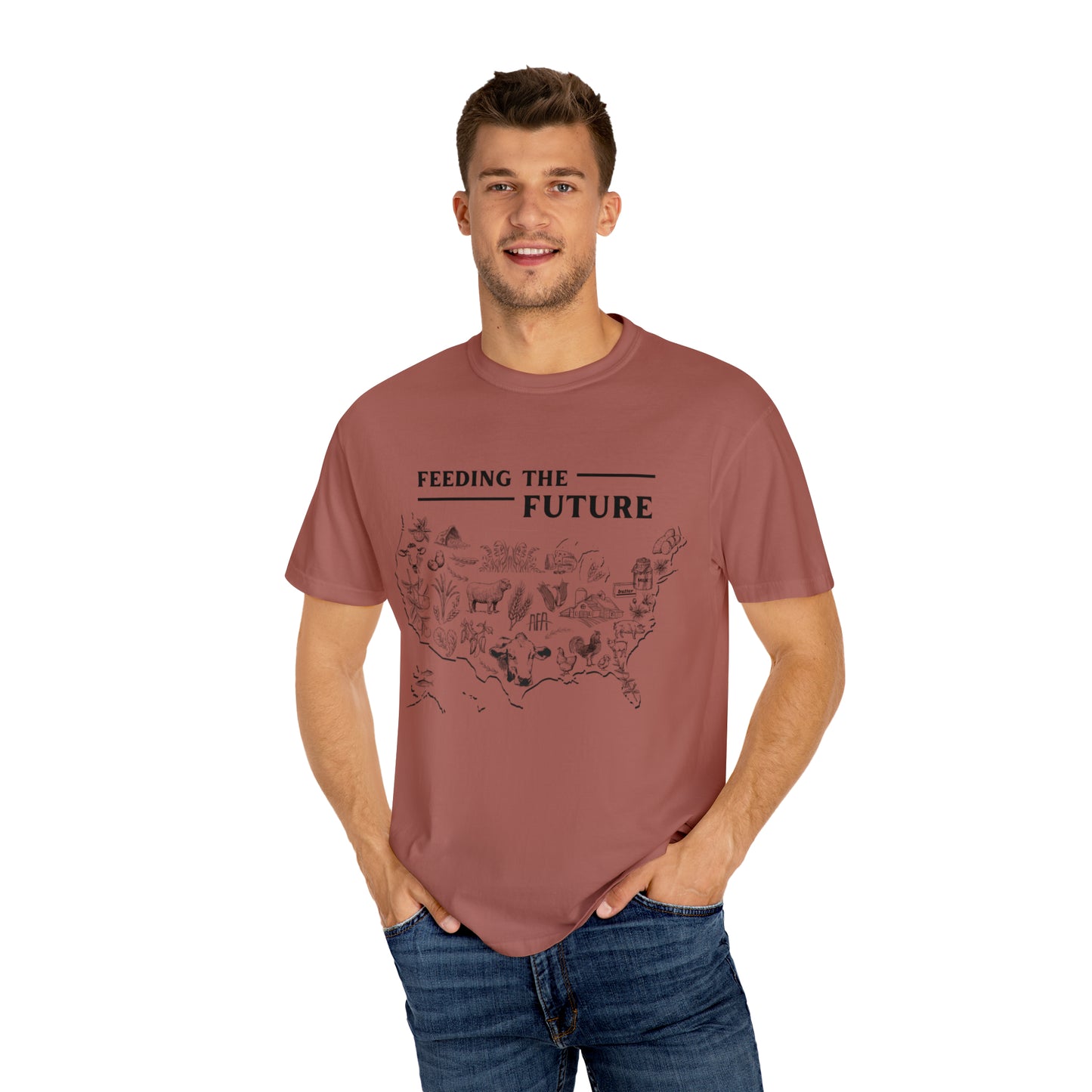 Feeding The Future Unisex Garment-Dyed T-shirt