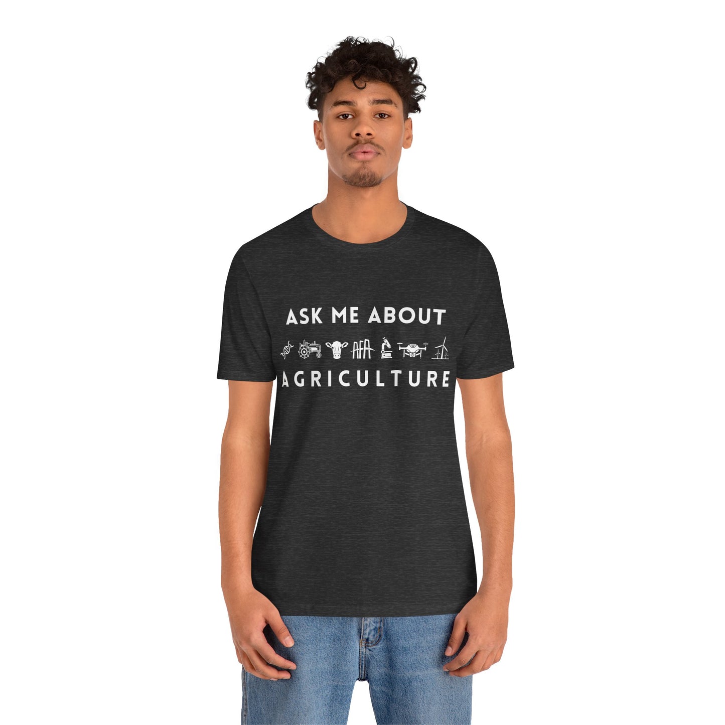 Ask Me About Agriculture Short Sleeve Tee