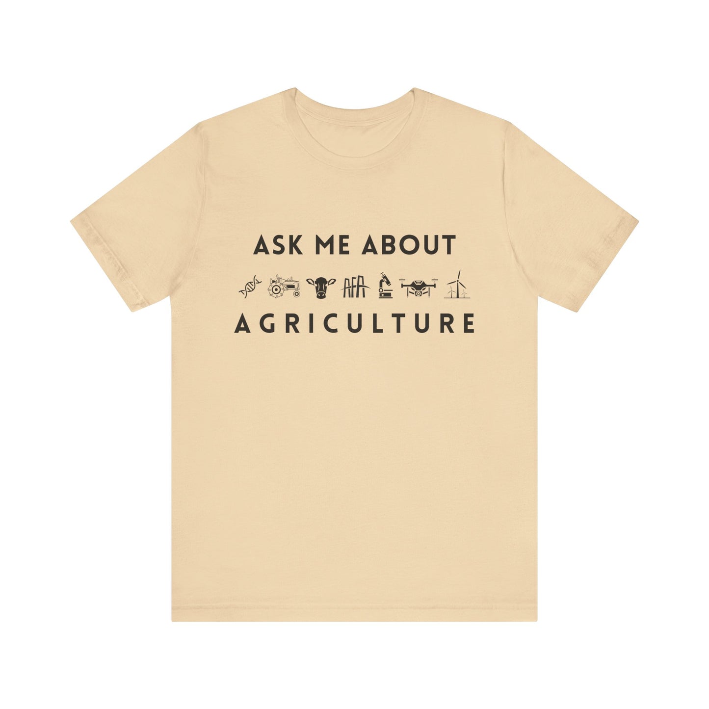 Ask Me About Agriculture Short Sleeve Tee