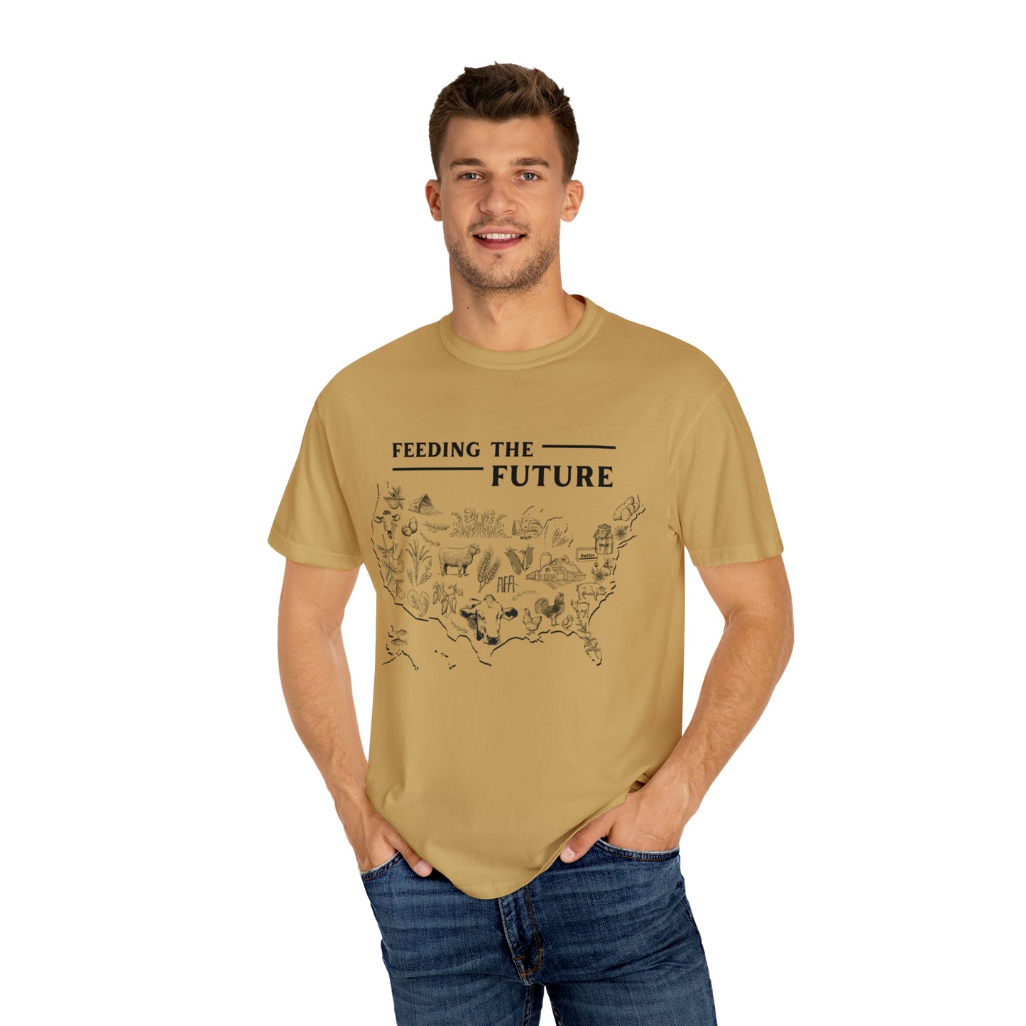 Feeding The Future Unisex Garment-Dyed T-shirt