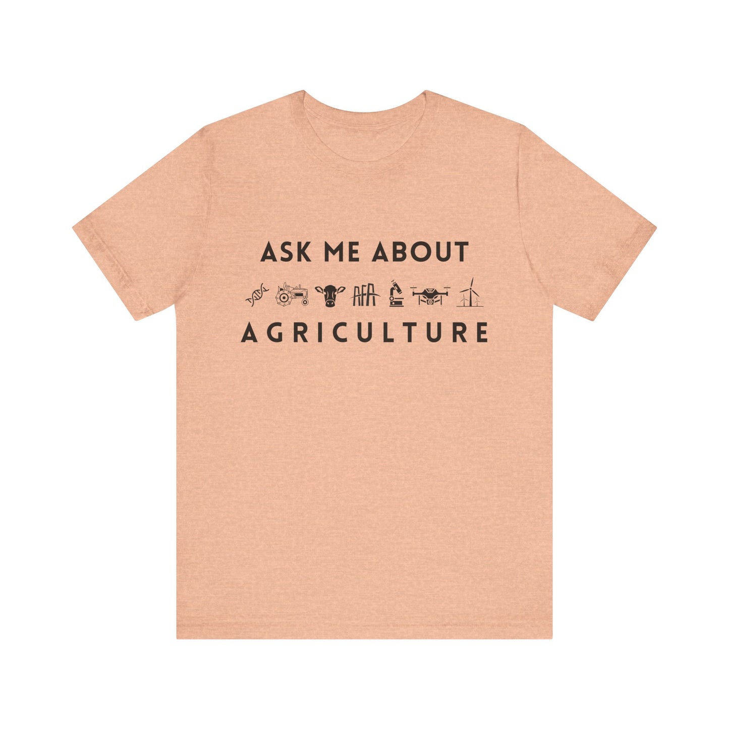Ask Me About Agriculture Short Sleeve Tee