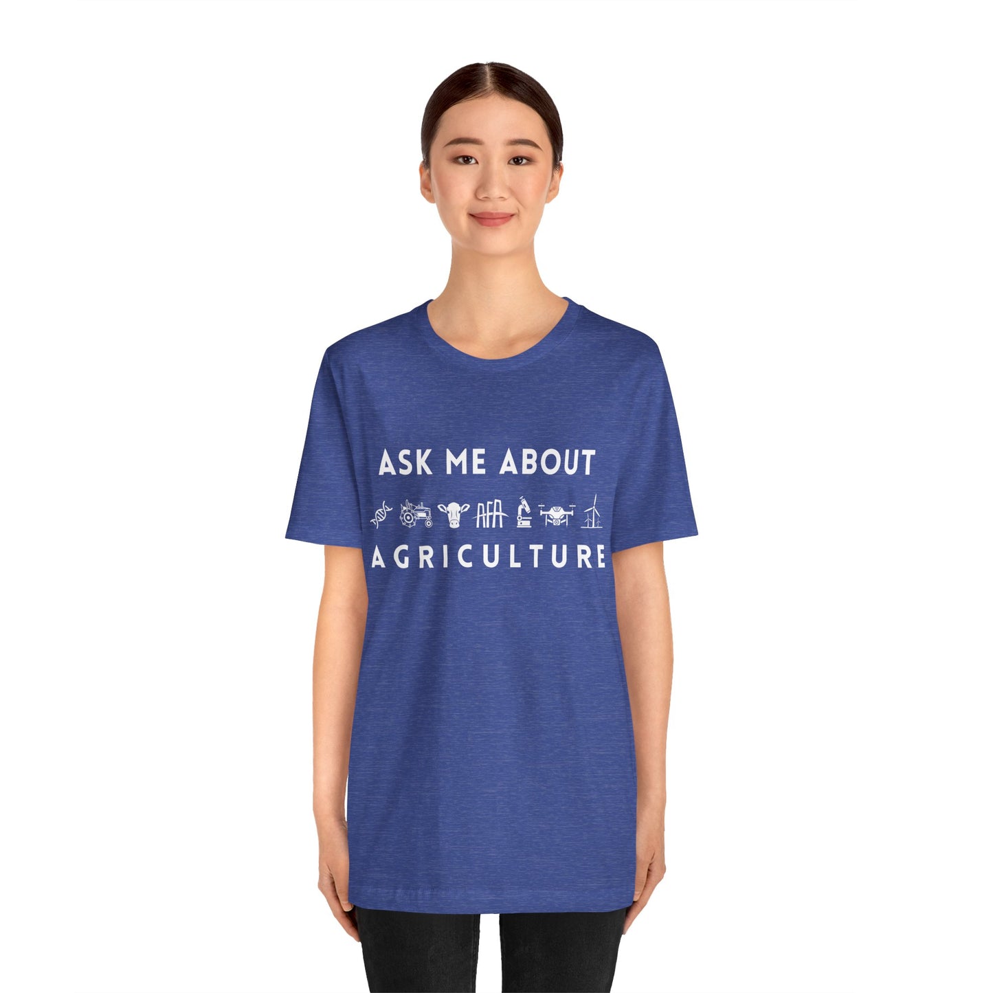 Ask Me About Agriculture Short Sleeve Tee