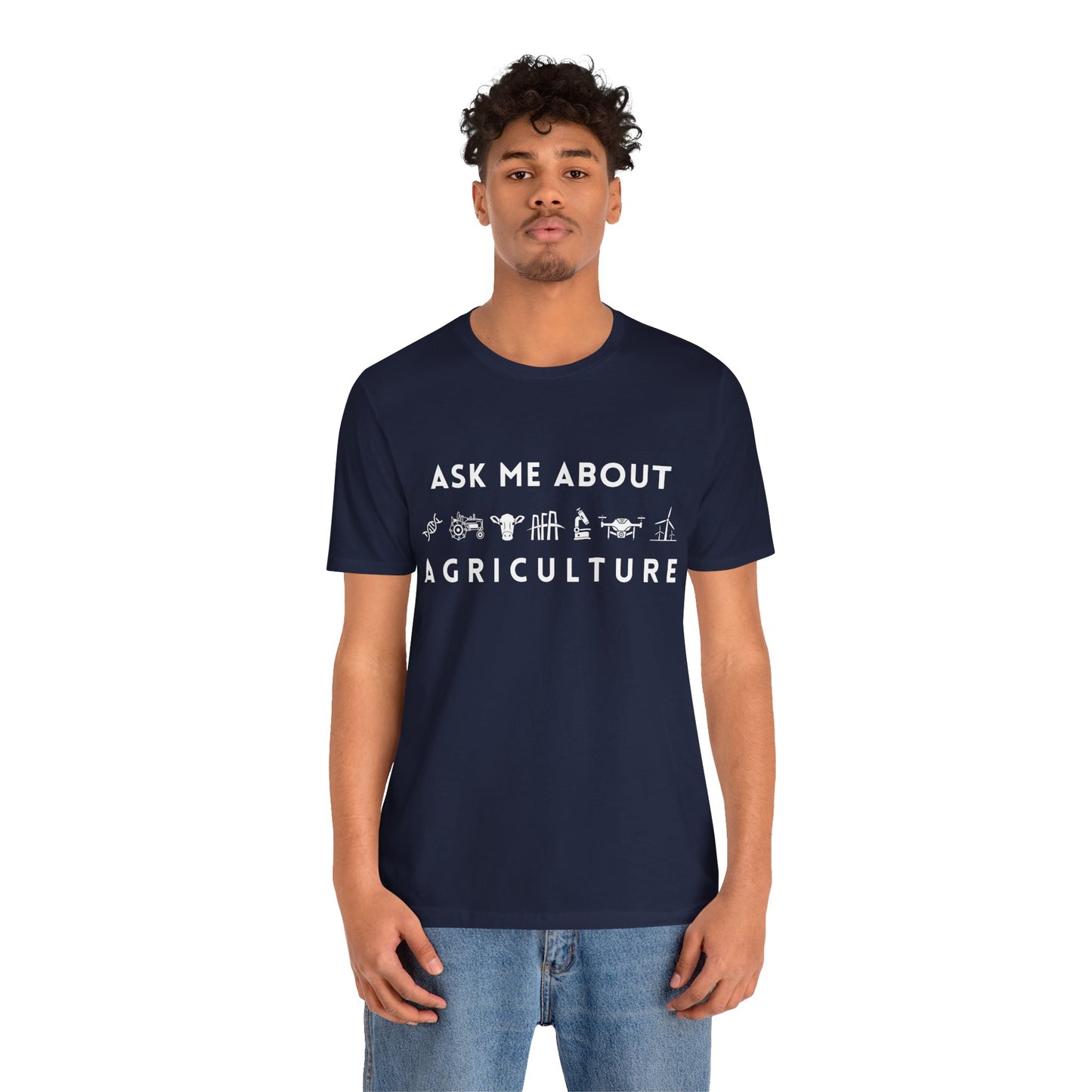 Ask Me About Agriculture Short Sleeve Tee