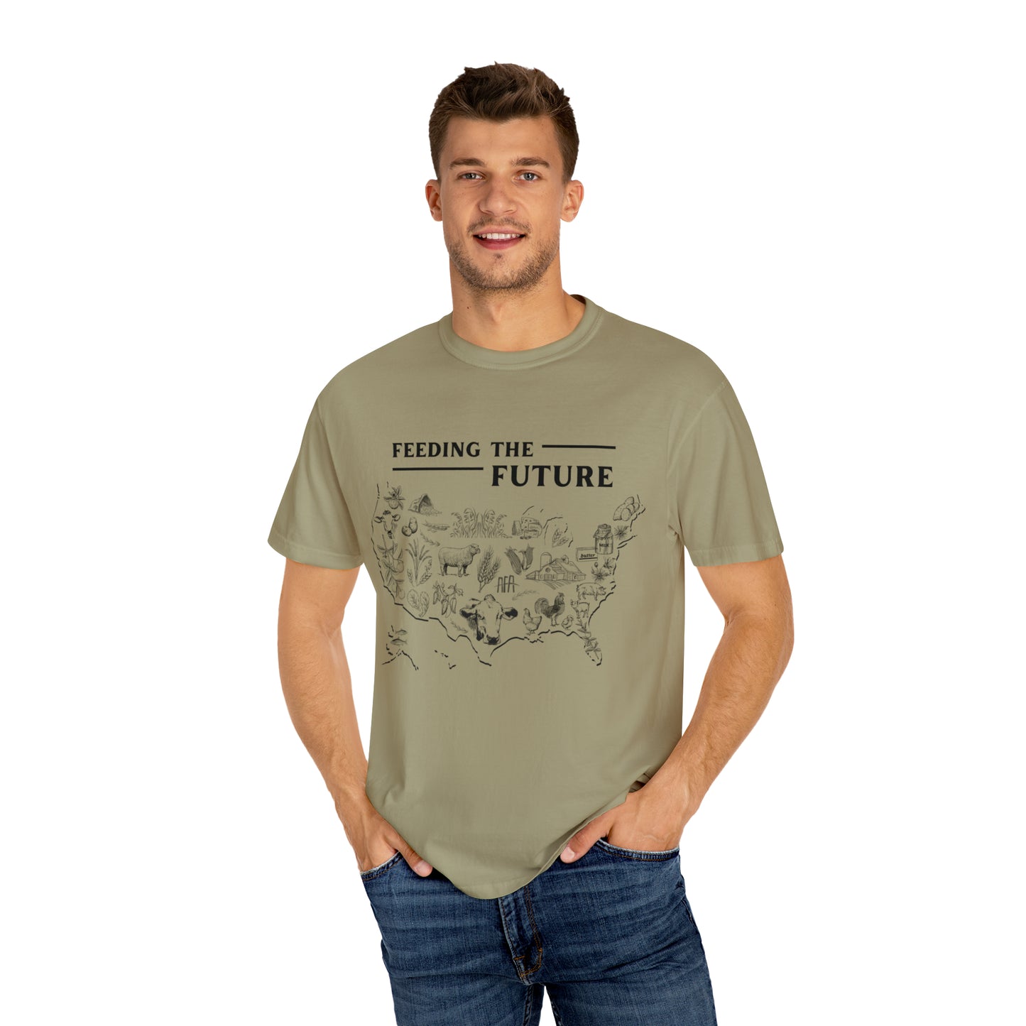 Feeding The Future Unisex Garment-Dyed T-shirt