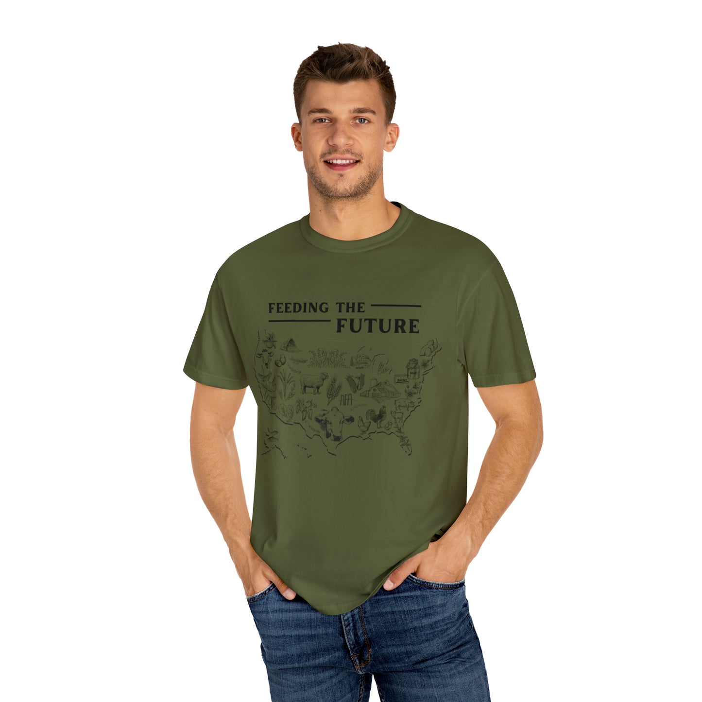 Feeding The Future Unisex Garment-Dyed T-shirt