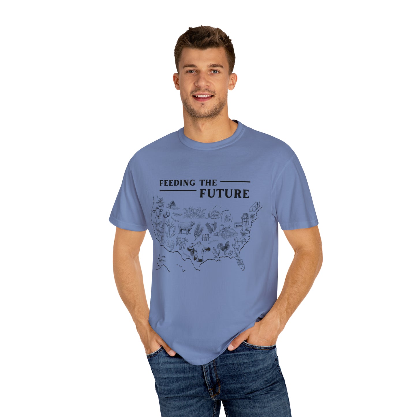 Feeding The Future Unisex Garment-Dyed T-shirt