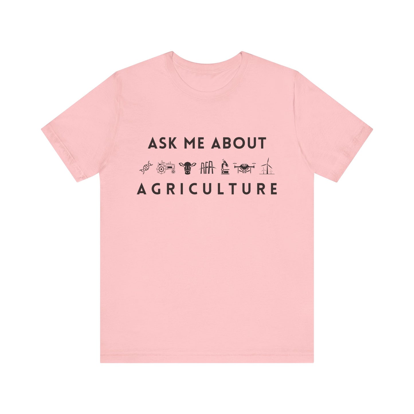 Ask Me About Agriculture Short Sleeve Tee