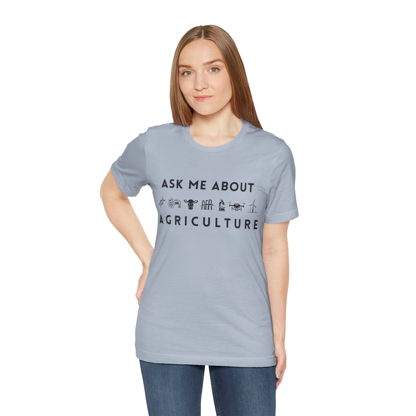 Ask Me About Agriculture Short Sleeve Tee