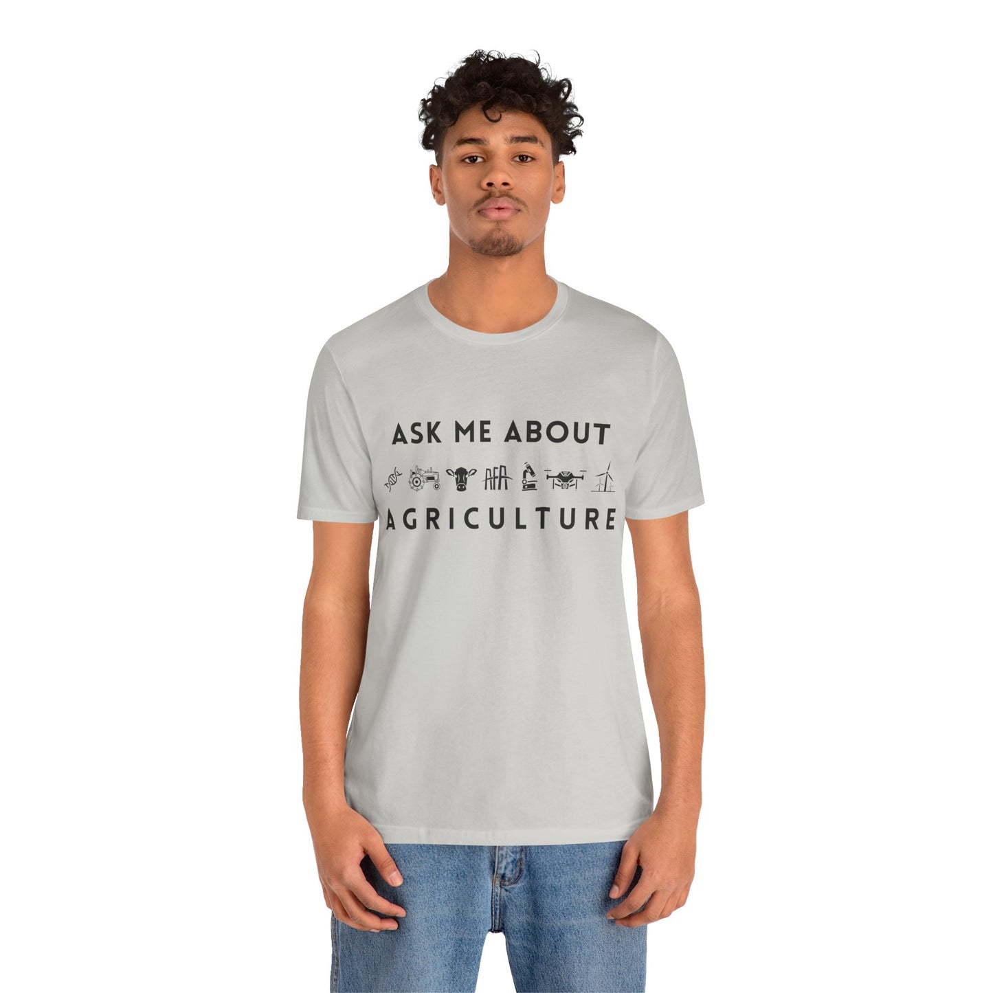 Ask Me About Agriculture Short Sleeve Tee